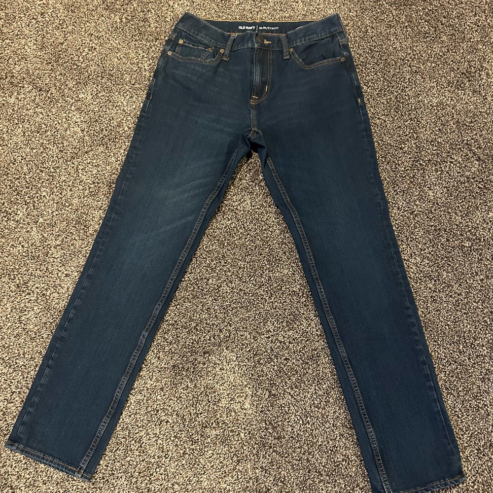 Old Navy Men's Slim Jeans in Deep Blue